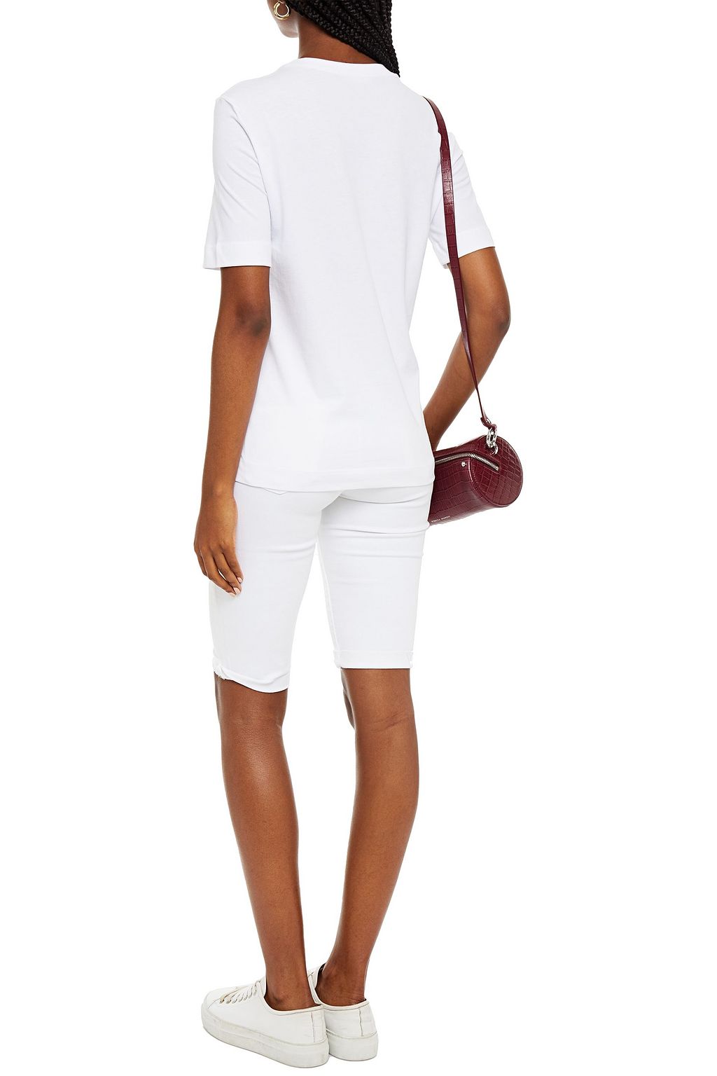 LOVE MOSCHINO Printed cotton-jersey T-shirt
