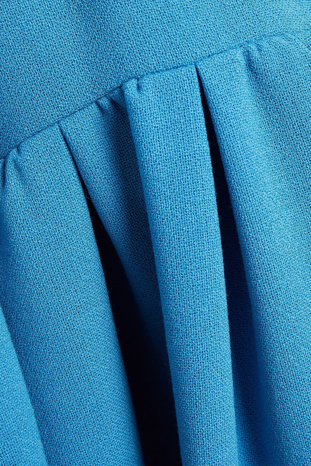 VALENTINO GARAVANI Gathered wool-crepe coat