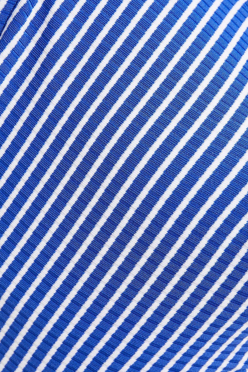 SEAFOLLY Striped ribbed bikini top