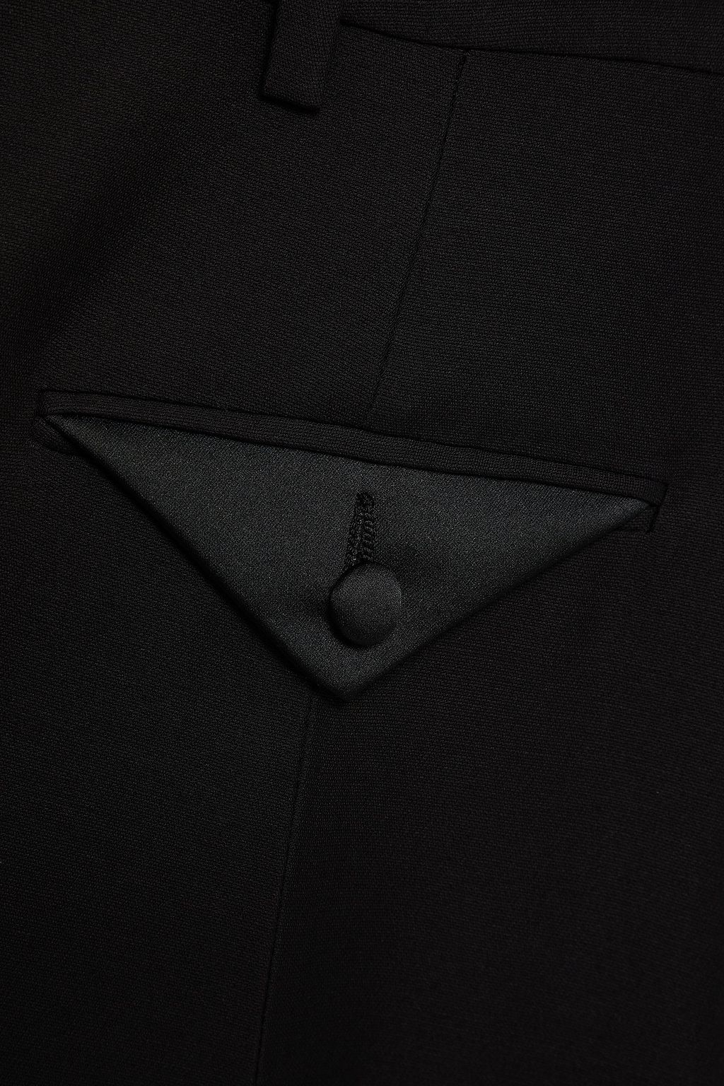 VALENTINO GARAVANI ウール&シルク混クレープ フレア パンツ