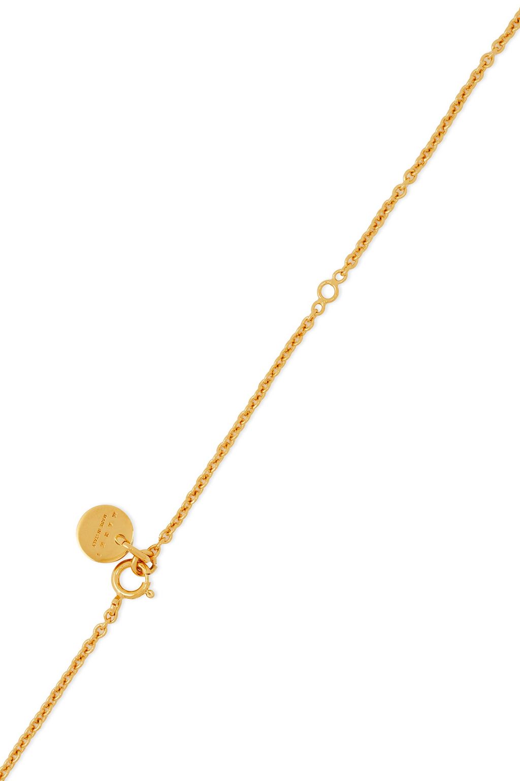 MARNI Gold-tone faux pearl necklace