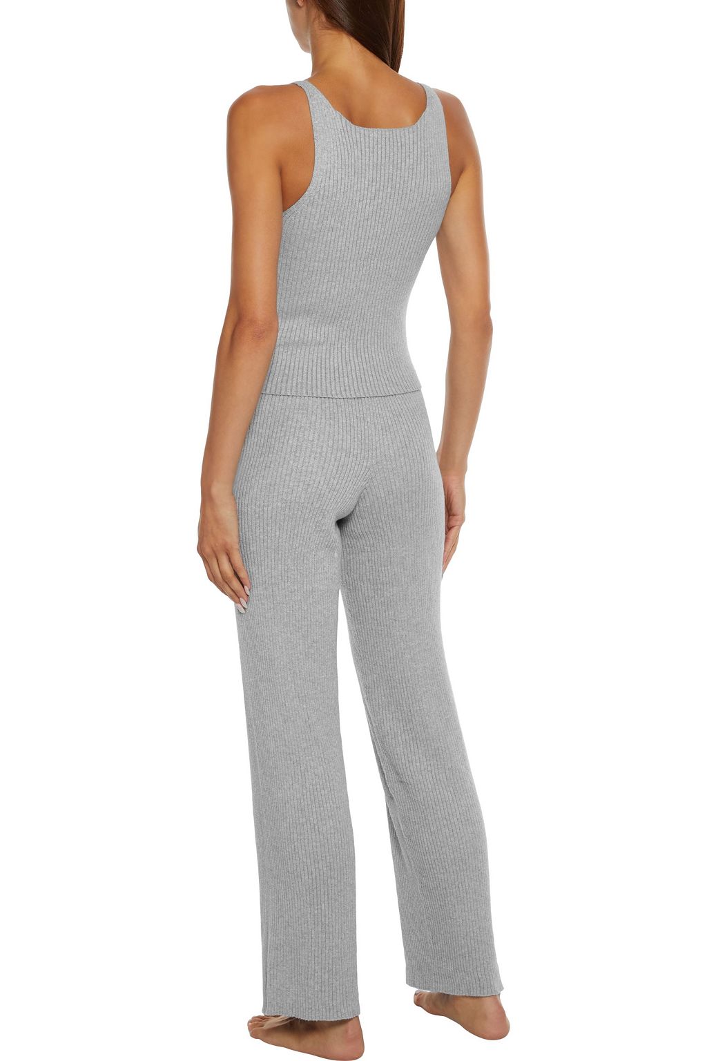 SKIN Kadienne ribbed cotton-blend tank
