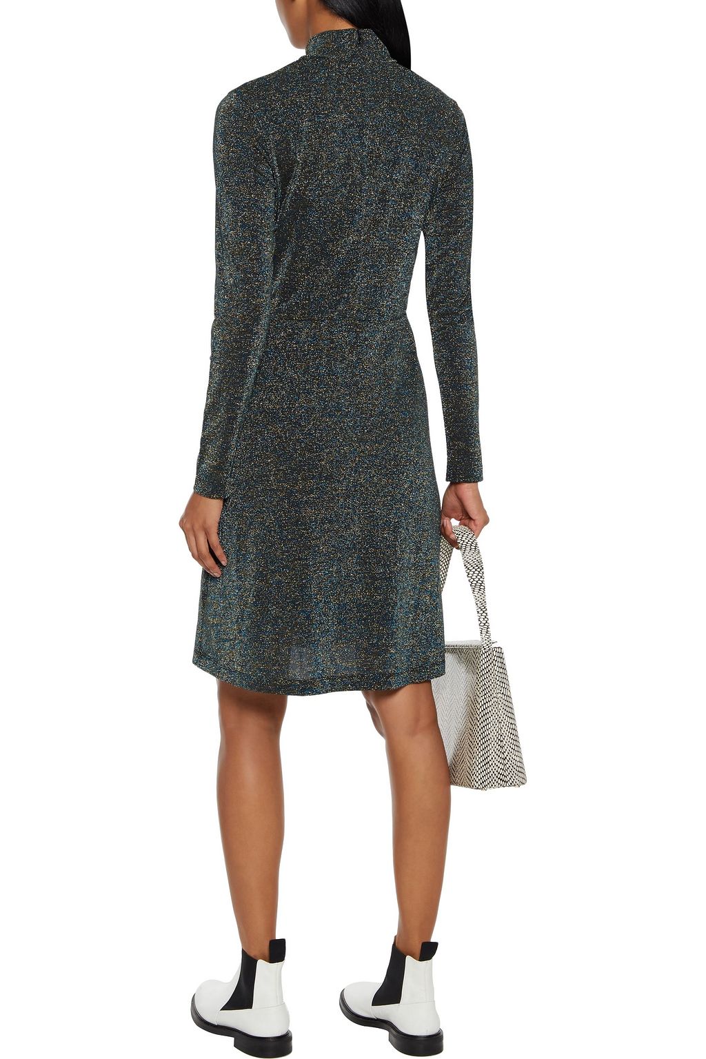 PS PAUL SMITH Metallic stretch-knit dress