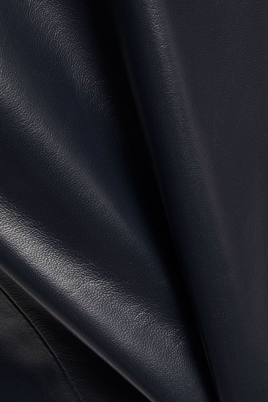 DROME Leather mini slip dress