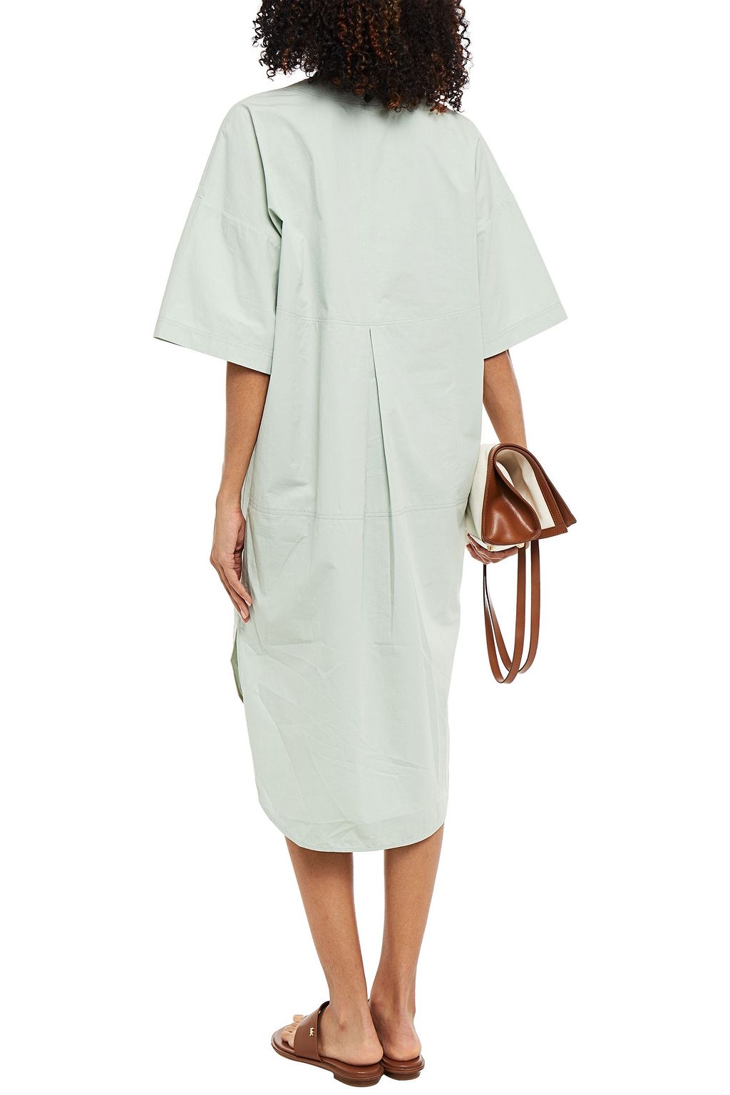 LEE MATHEWS Kei cotton-poplin dress