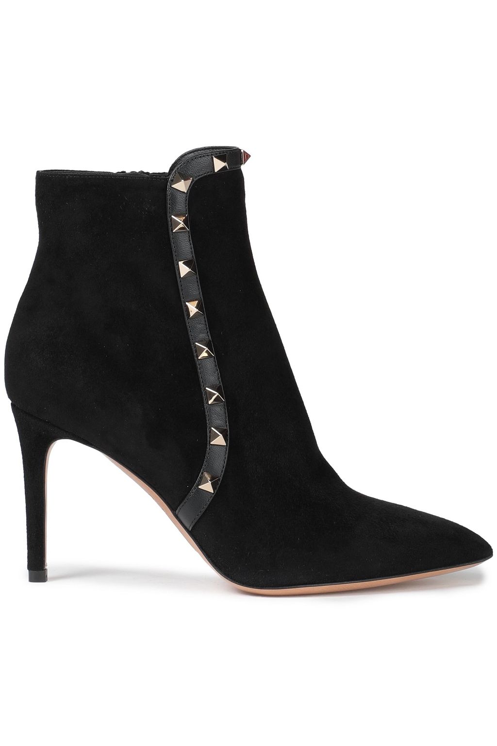 flyde minimal Motherland VALENTINO GARAVANI Rockstud leather-trimmed suede ankle boots | Sale up to  70% off | THE OUTNET