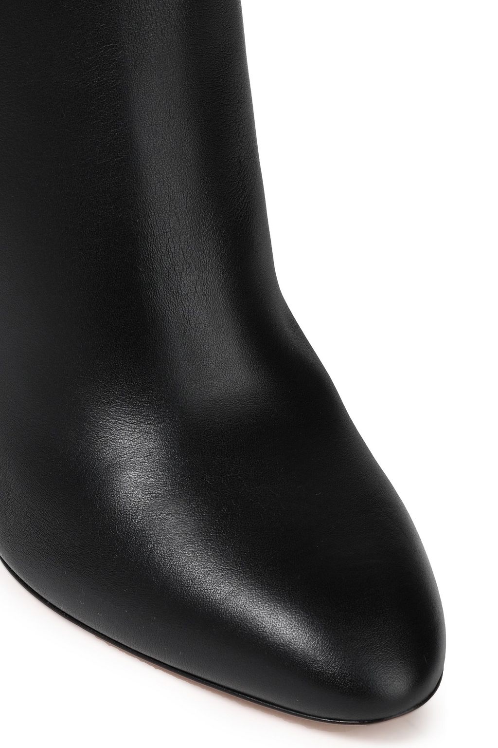 VALENTINO GARAVANI Printed leather over-the-knee boots