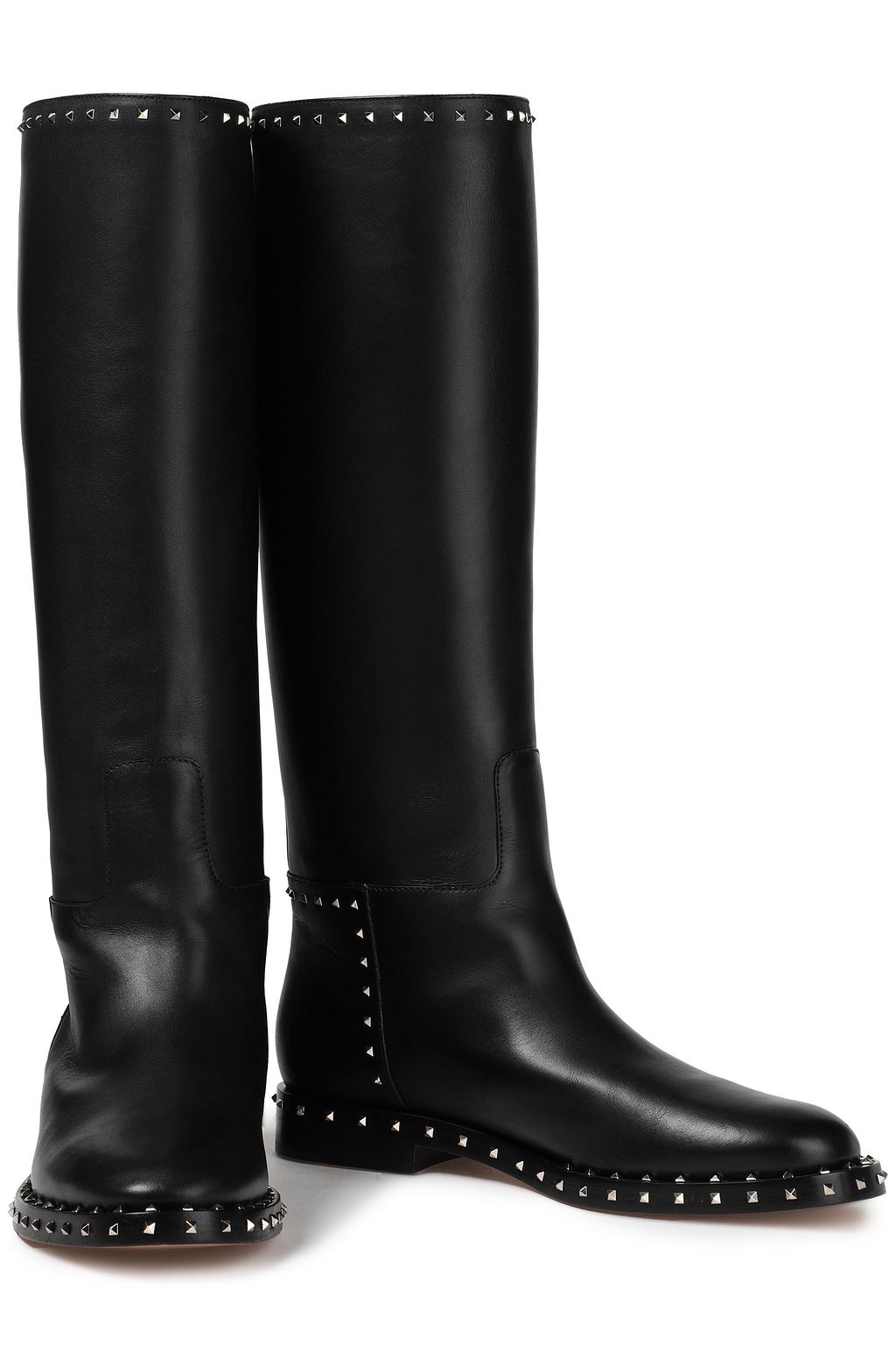 VALENTINO GARAVANI Stiefel aus Leder mit Nieten