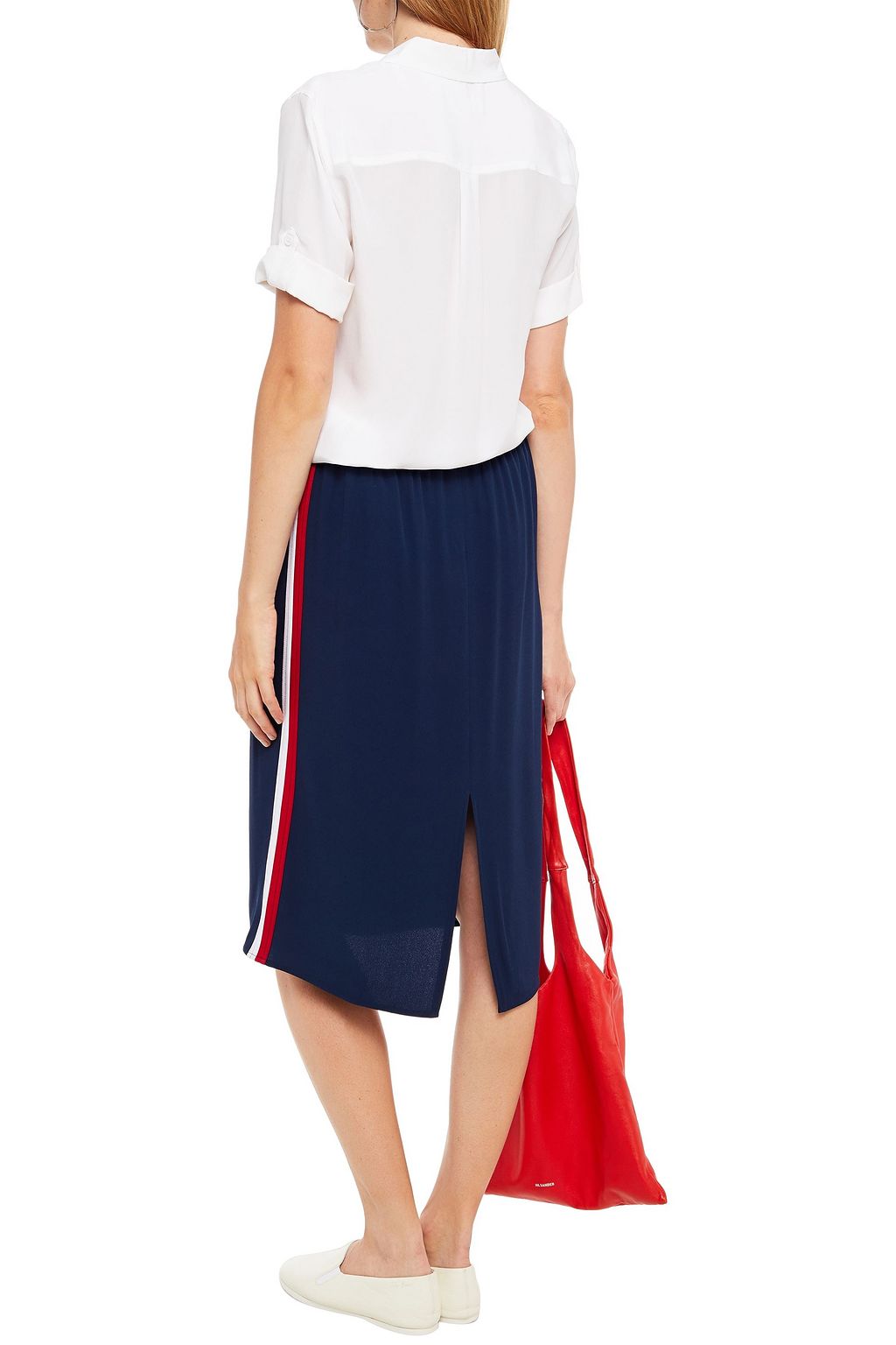 MARNI Striped cady skirt