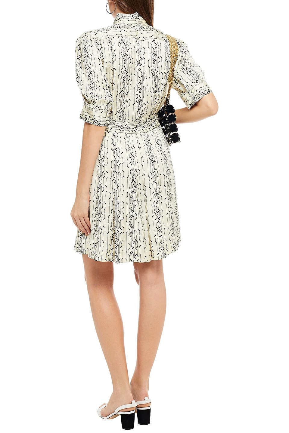 Printed Dress Sandro Shirt Dress Sandro Printed Dress Sandro