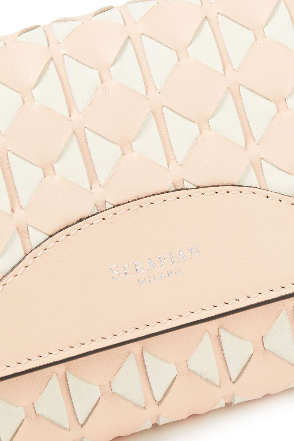 SERAPIAN Mosaico leather wallet