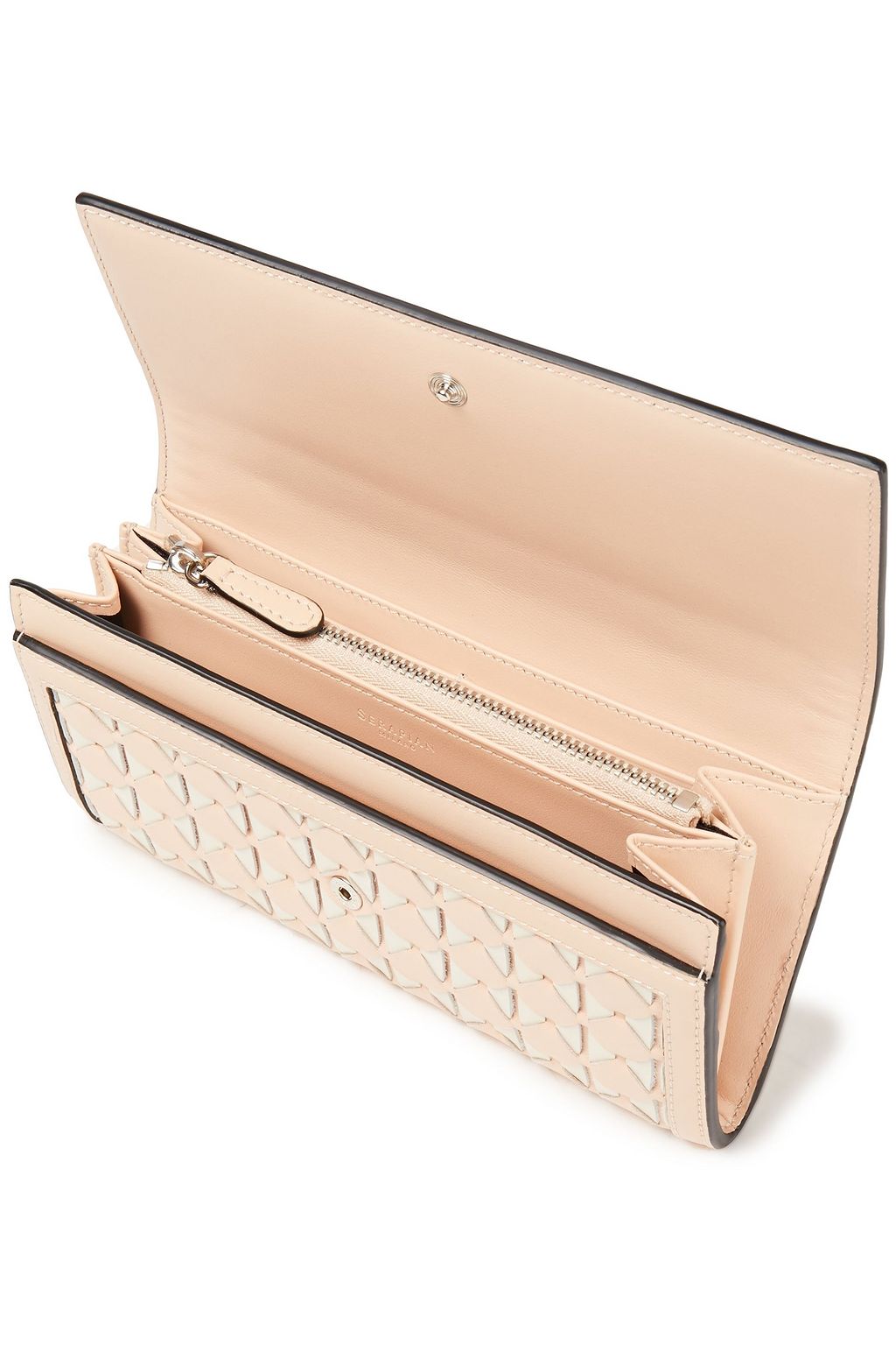 SERAPIAN Mosaico leather wallet