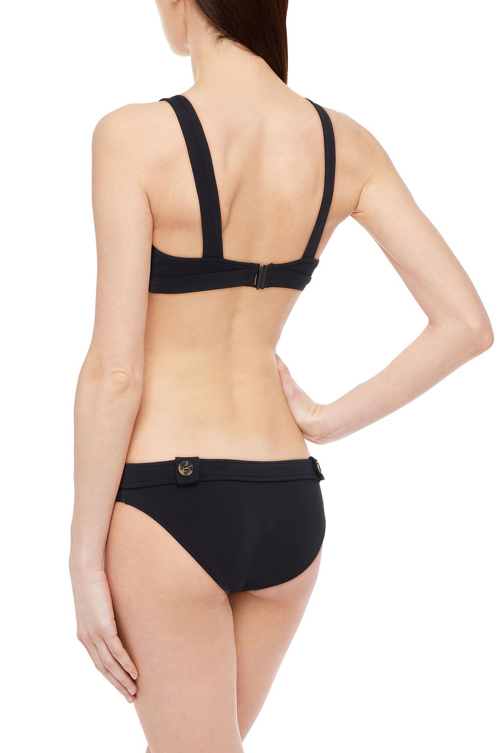SEAFOLLY Button-detailed triangle bikini top