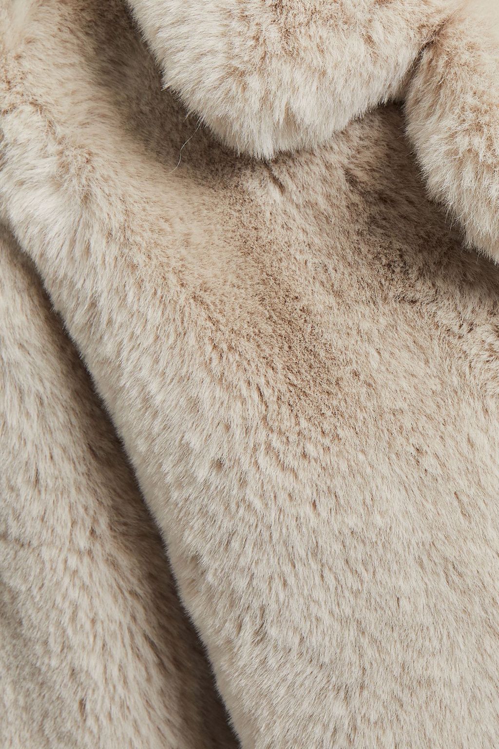 SANDRO Fanye faux fur coat