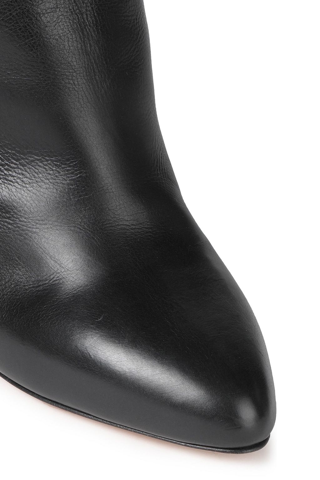 VALENTINO GARAVANI Rockstud bow-detailed leather boots