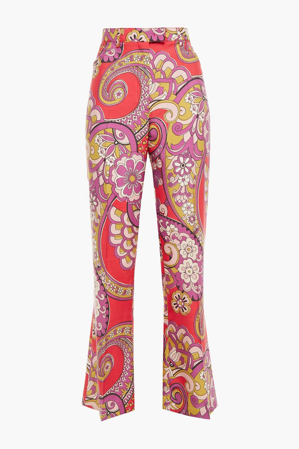 printed bootcut leggings