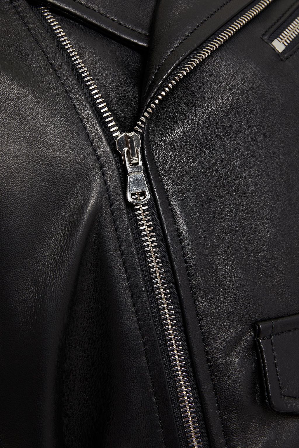 REDVALENTINO Leather biker jacket