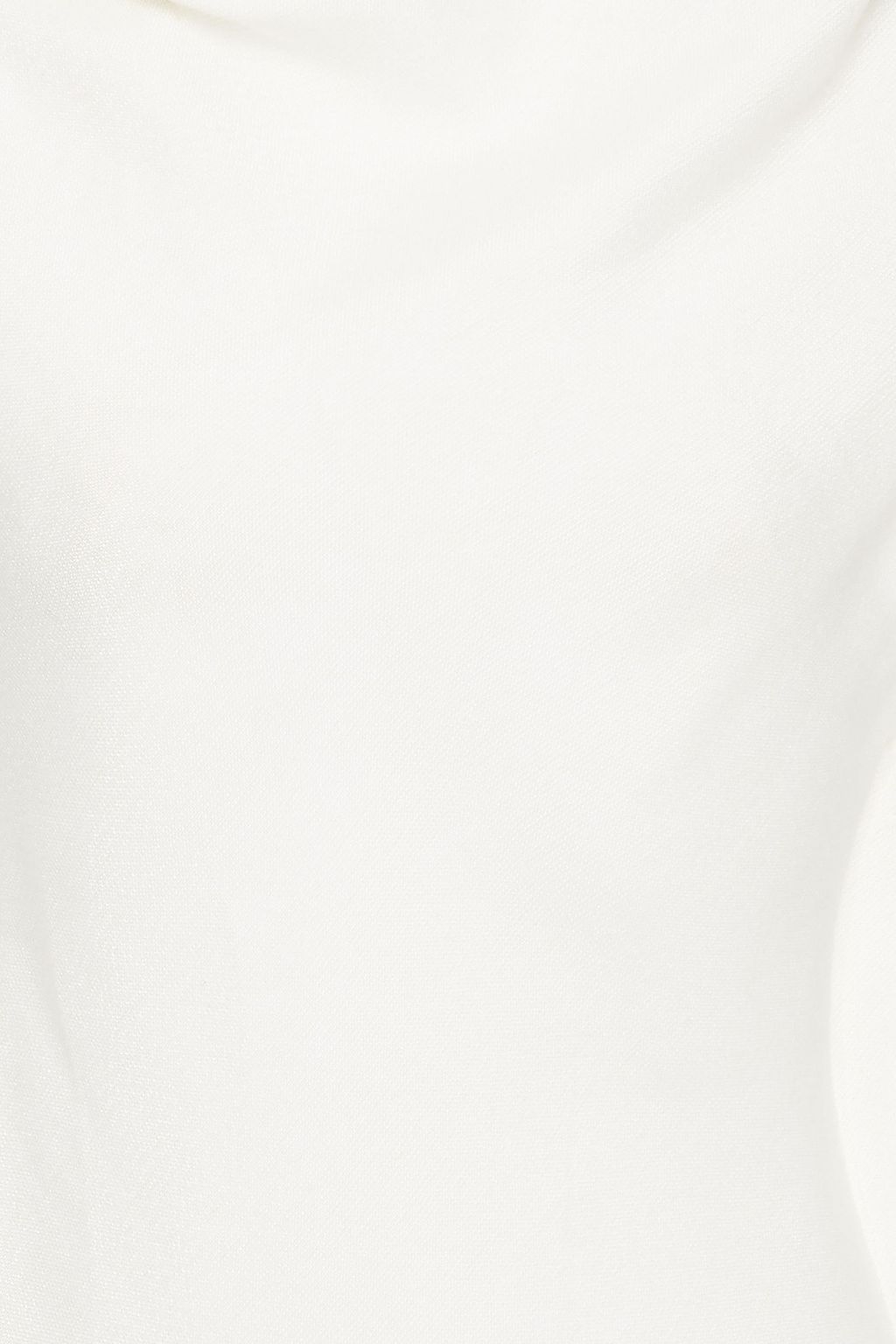 MARNI Frayed draped gauze top