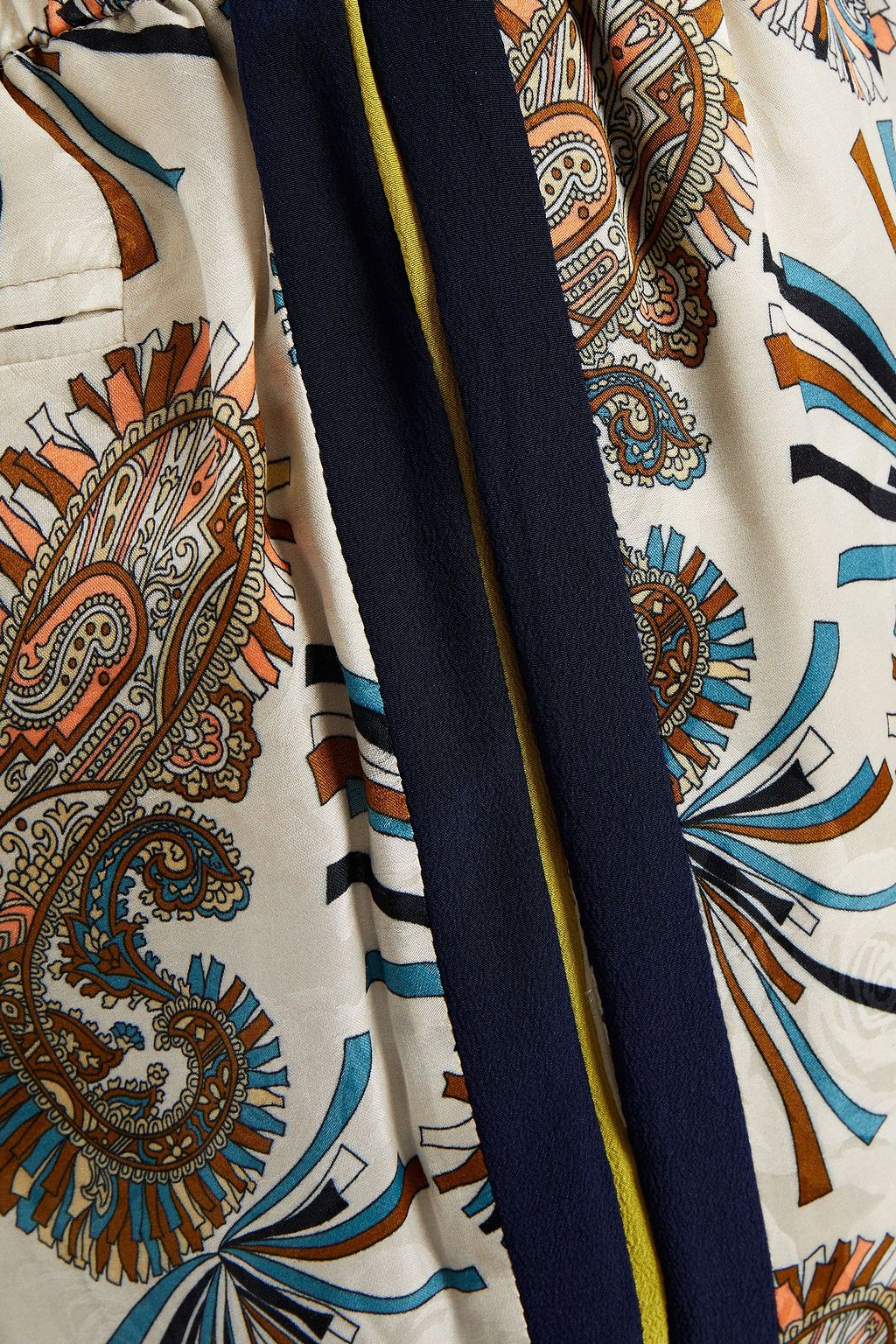 ETRO Printed jacquard straight-leg pants