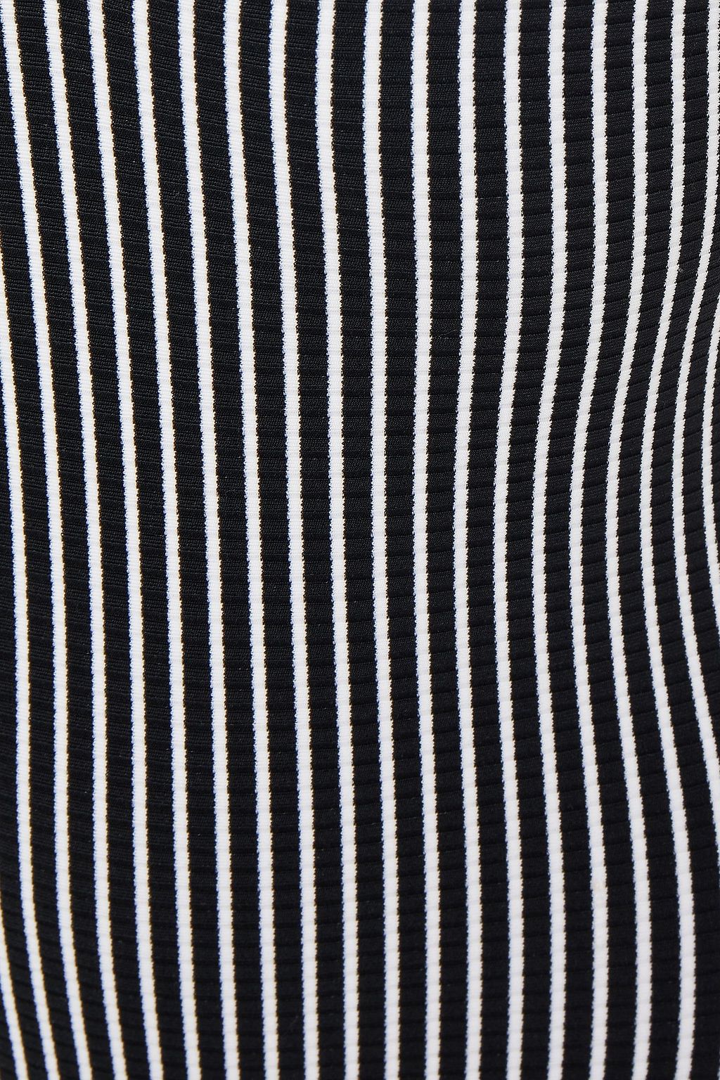 SEAFOLLY Go Overboard cutout ribbed striped swimsuit