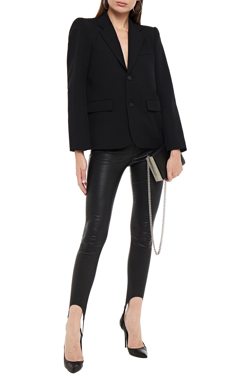 BALENCIAGA Wool-twill blazer