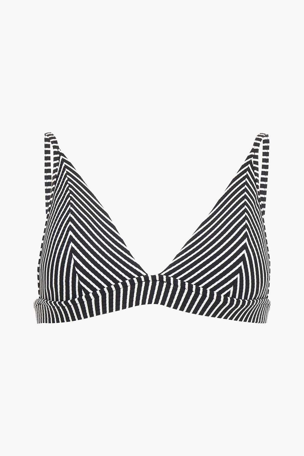 Anvendelse brochure tælle SEAFOLLY Go Overboard striped ribbed triangle bikini top | Sale up to 70%  off | THE OUTNET