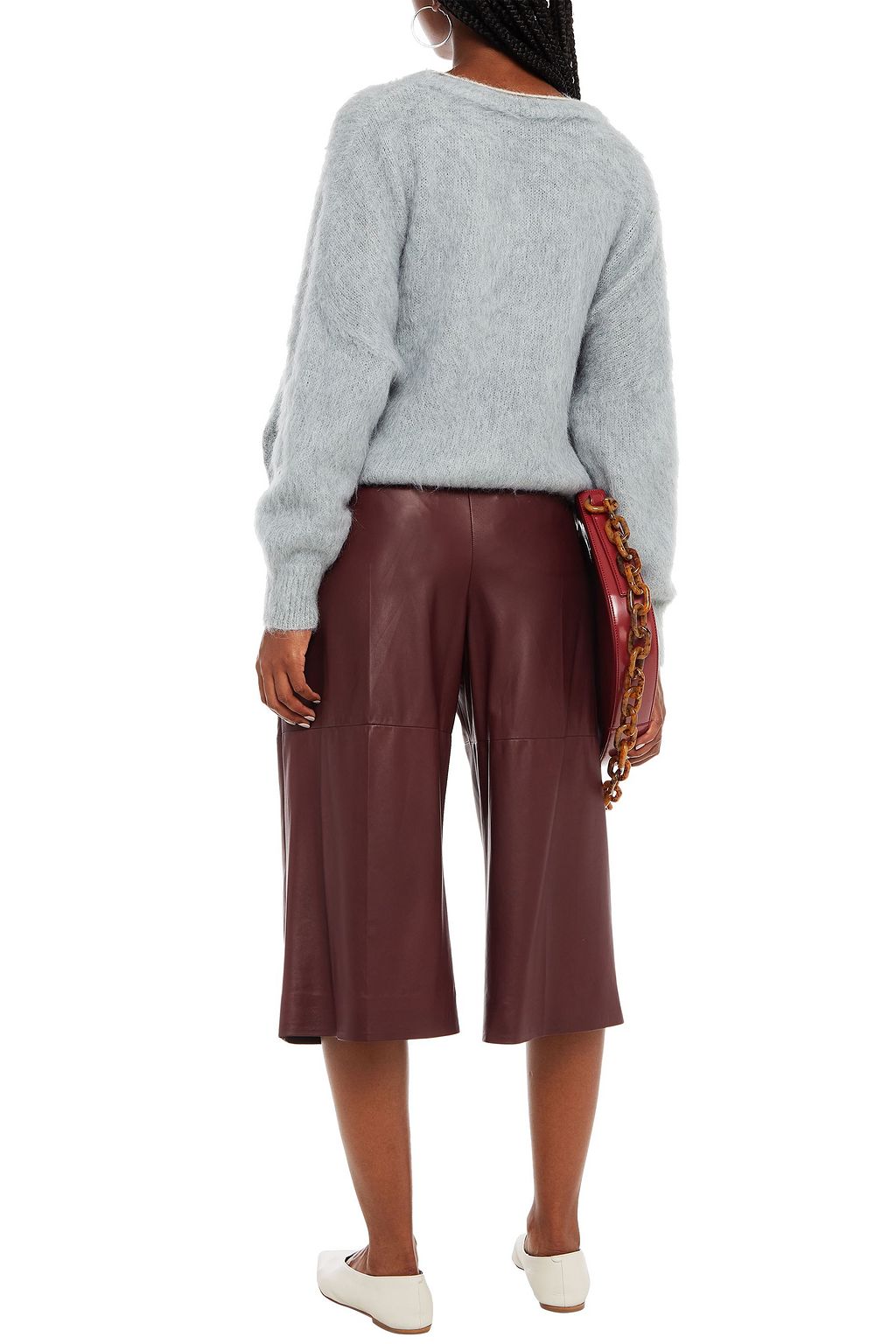 BRUNELLO CUCINELLI Shorts aus Leder