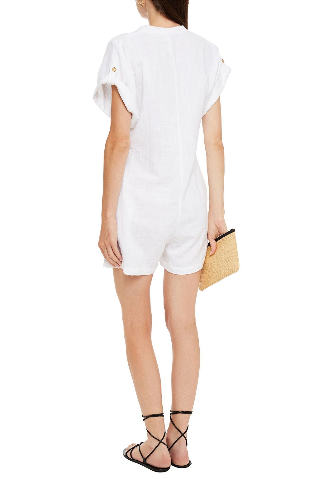 SEAFOLLY Cotton-gauze playsuit