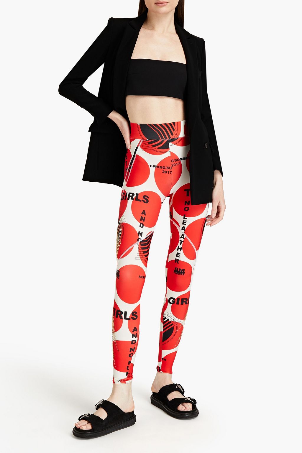STELLA MCCARTNEY Printed stretch leggings