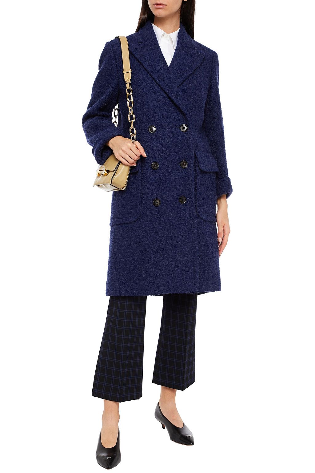 MARNI Double-breasted wool-blend bouclé coat