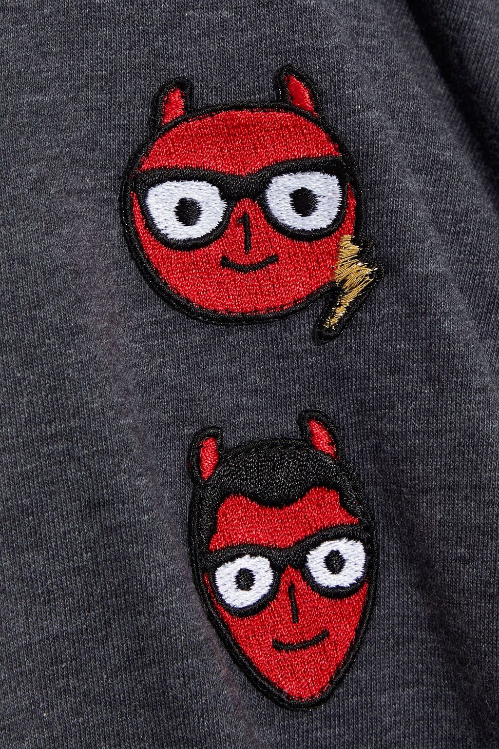 DOLCE&GABBANA Appliquéd cotton-jersey T-shirt