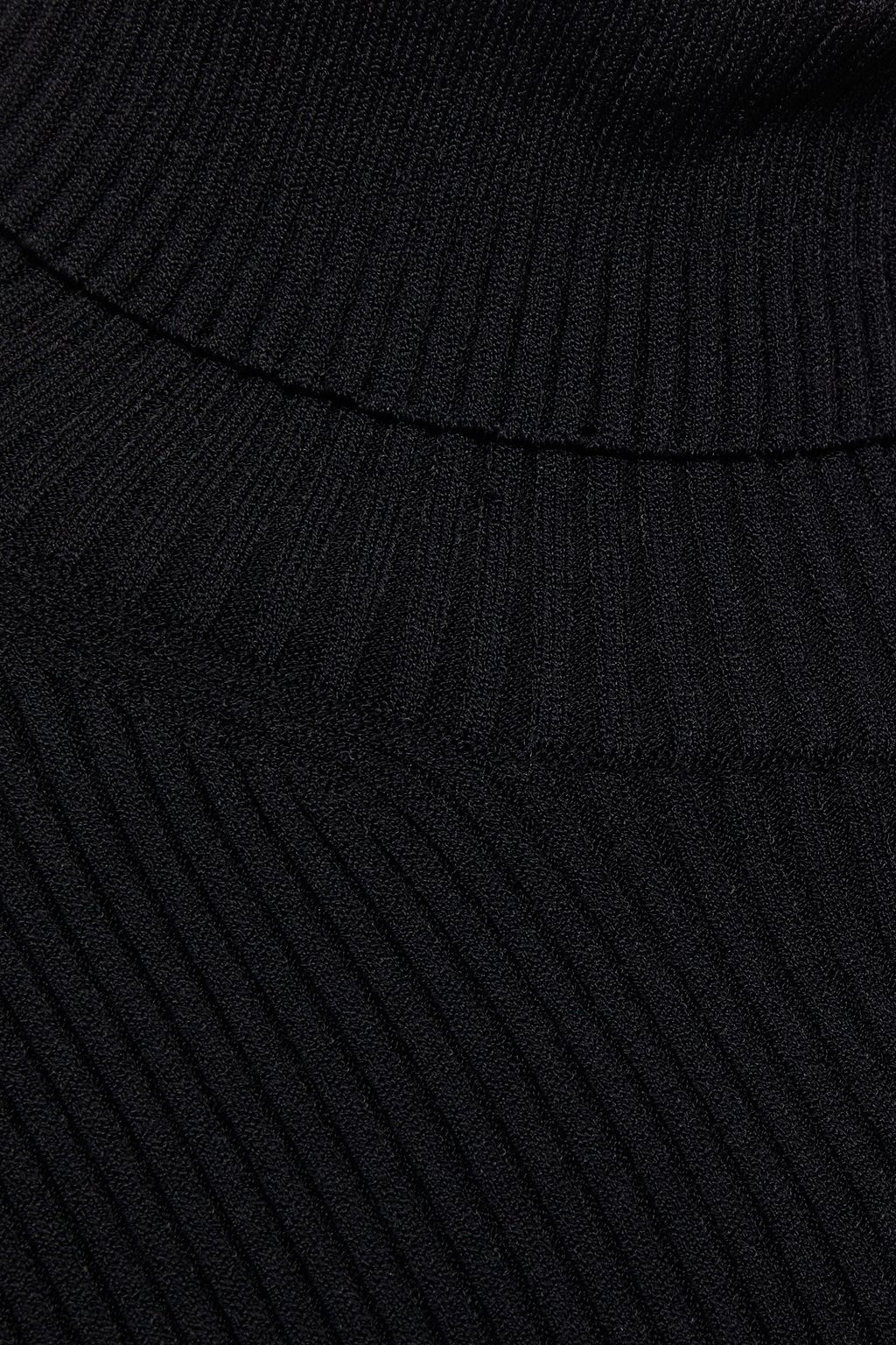 VALENTINO GARAVANI Ribbed-knit turtleneck top
