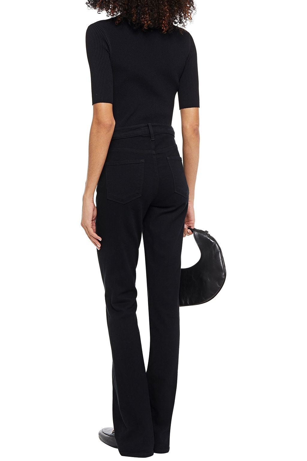 VALENTINO GARAVANI Ribbed-knit turtleneck top