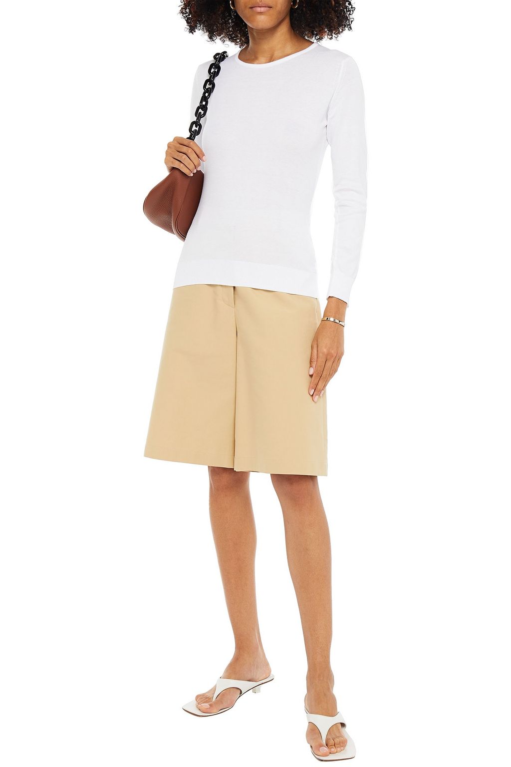 JOHN SMEDLEY Mélange cotton sweater