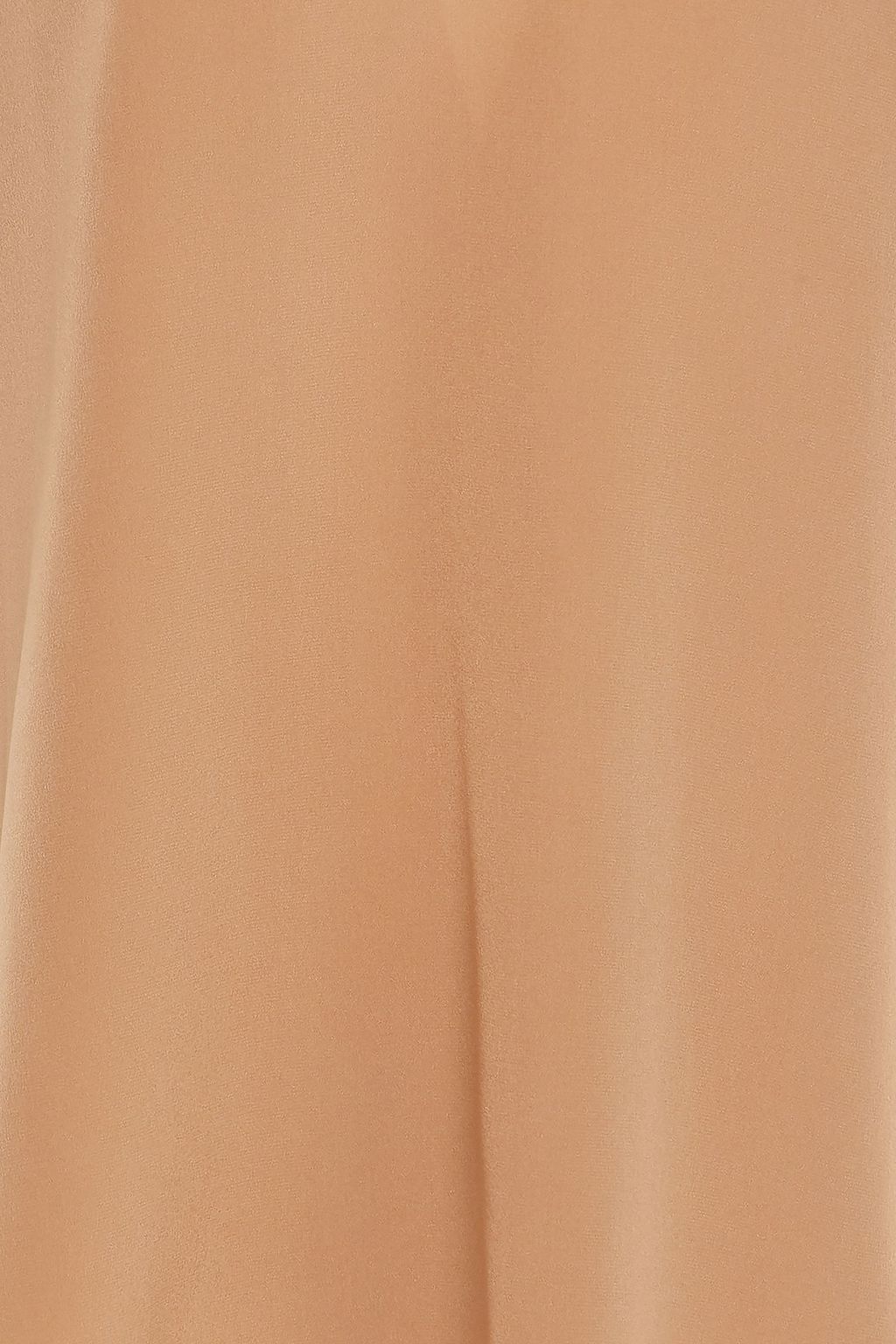 BRUNELLO CUCINELLI Bead-embellished silk crepe de chine top