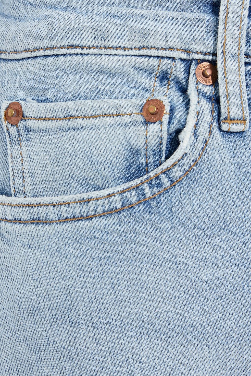 RE/DONE 90s cropped distressed high-rise skinny jeans