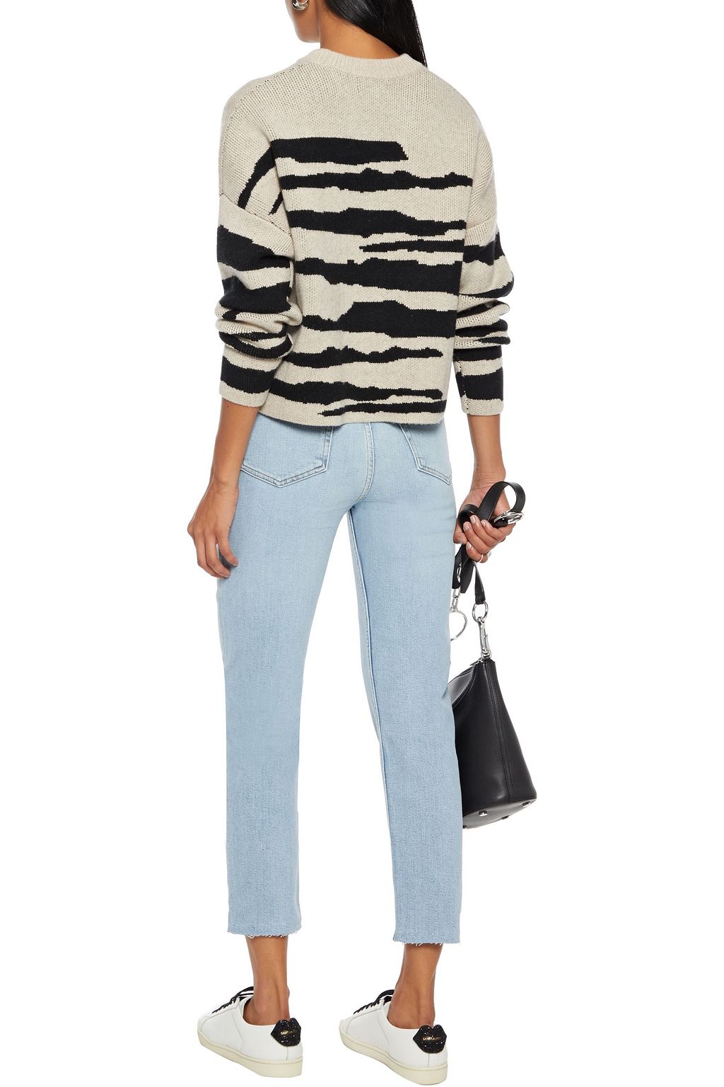 RE/DONE 90s cropped distressed high-rise skinny jeans