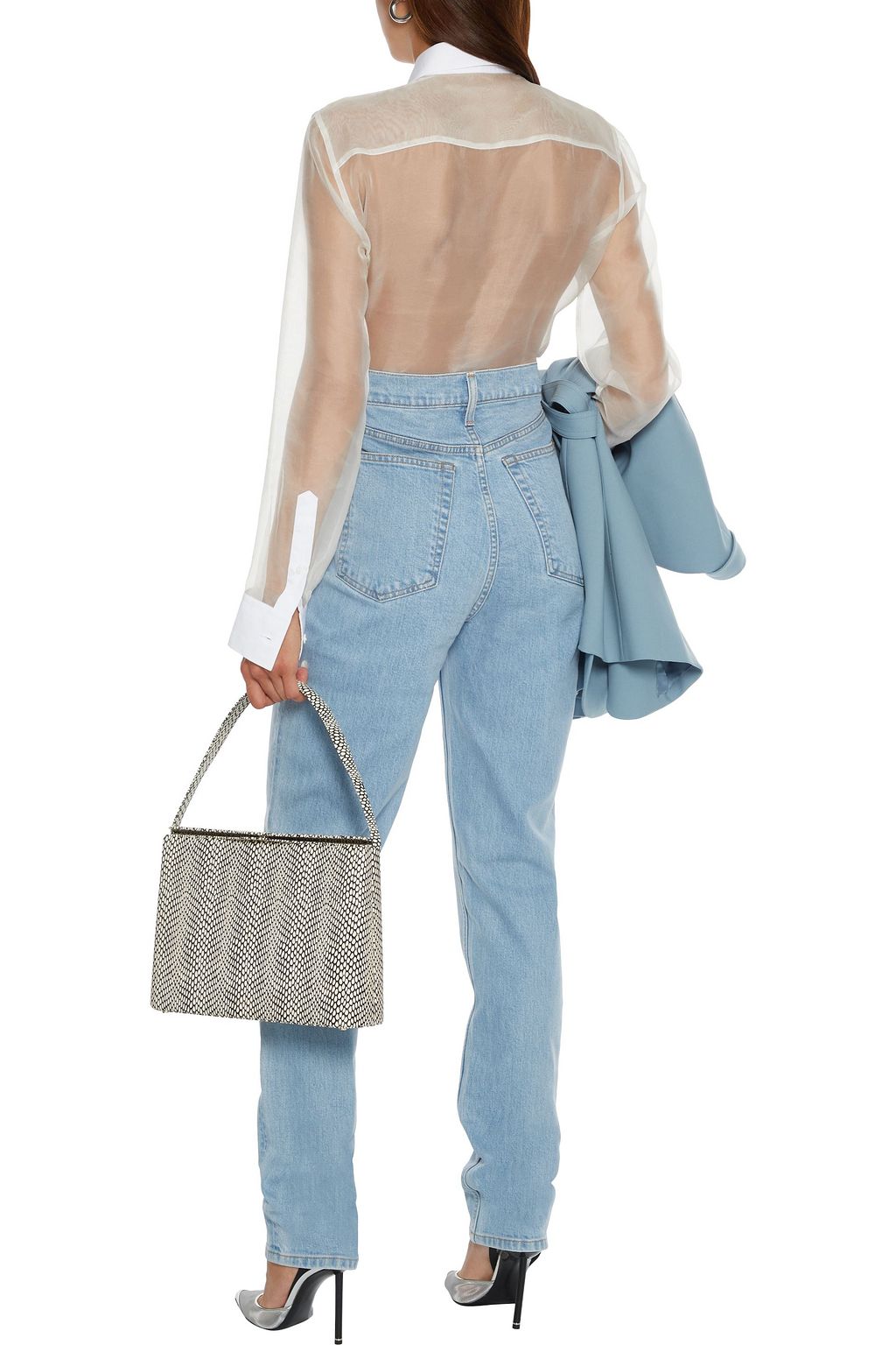 HELMUT LANG Femme Hi Spikes high-rise slim-leg jeans