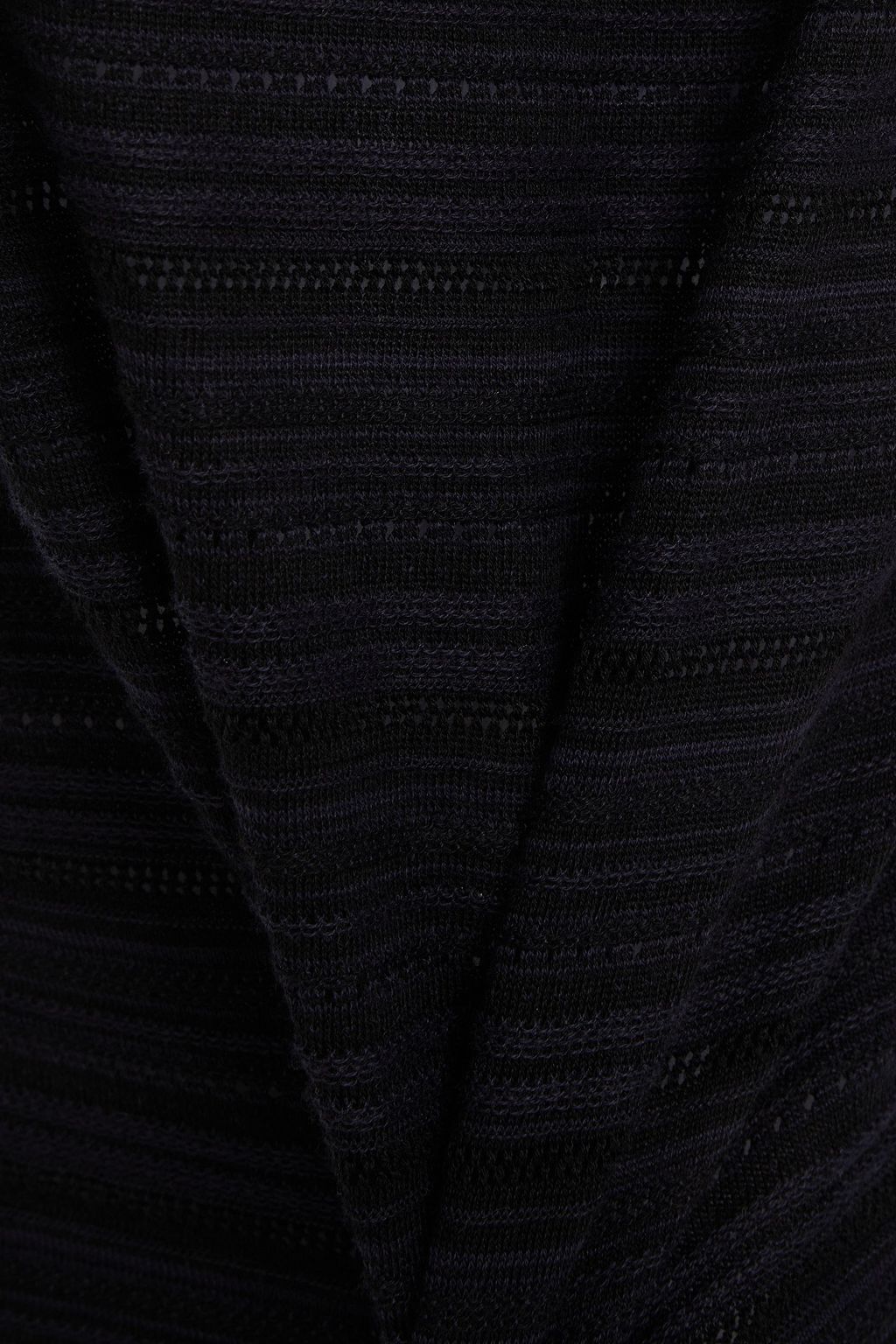 JOHN SMEDLEY Pointelle-trimmed cotton top