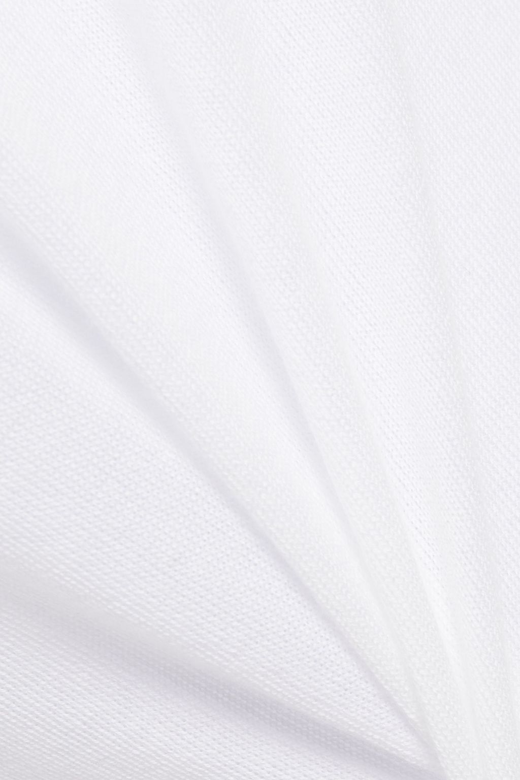 JOHN SMEDLEY Pointelle-trimmed cotton top