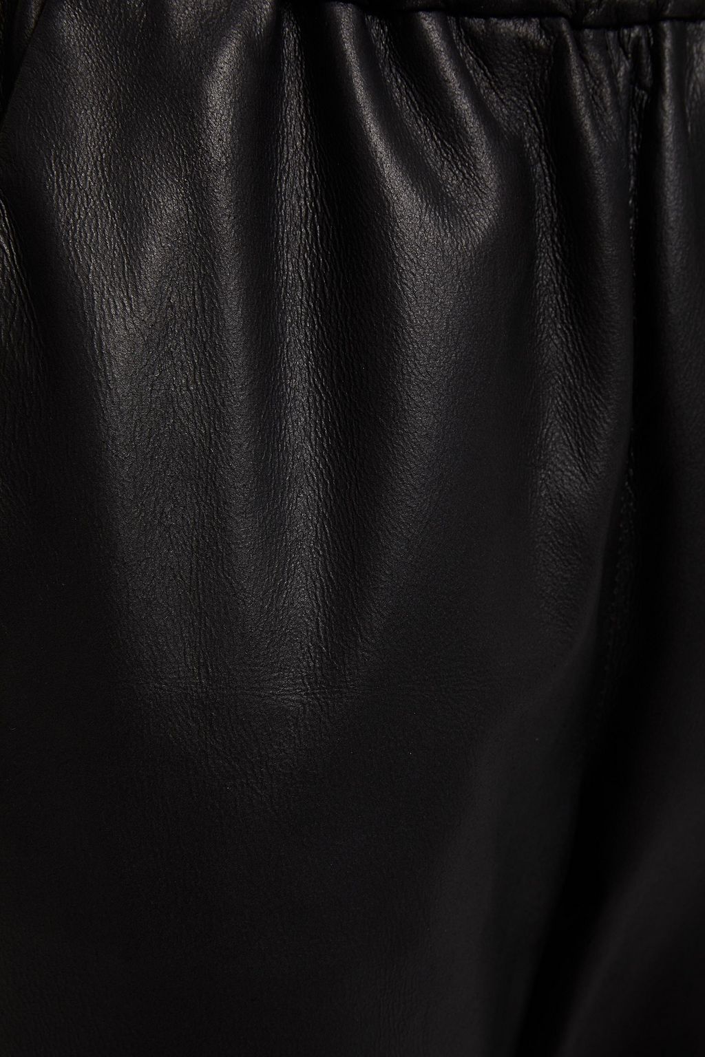 DROME Cropped leather slim-leg pants