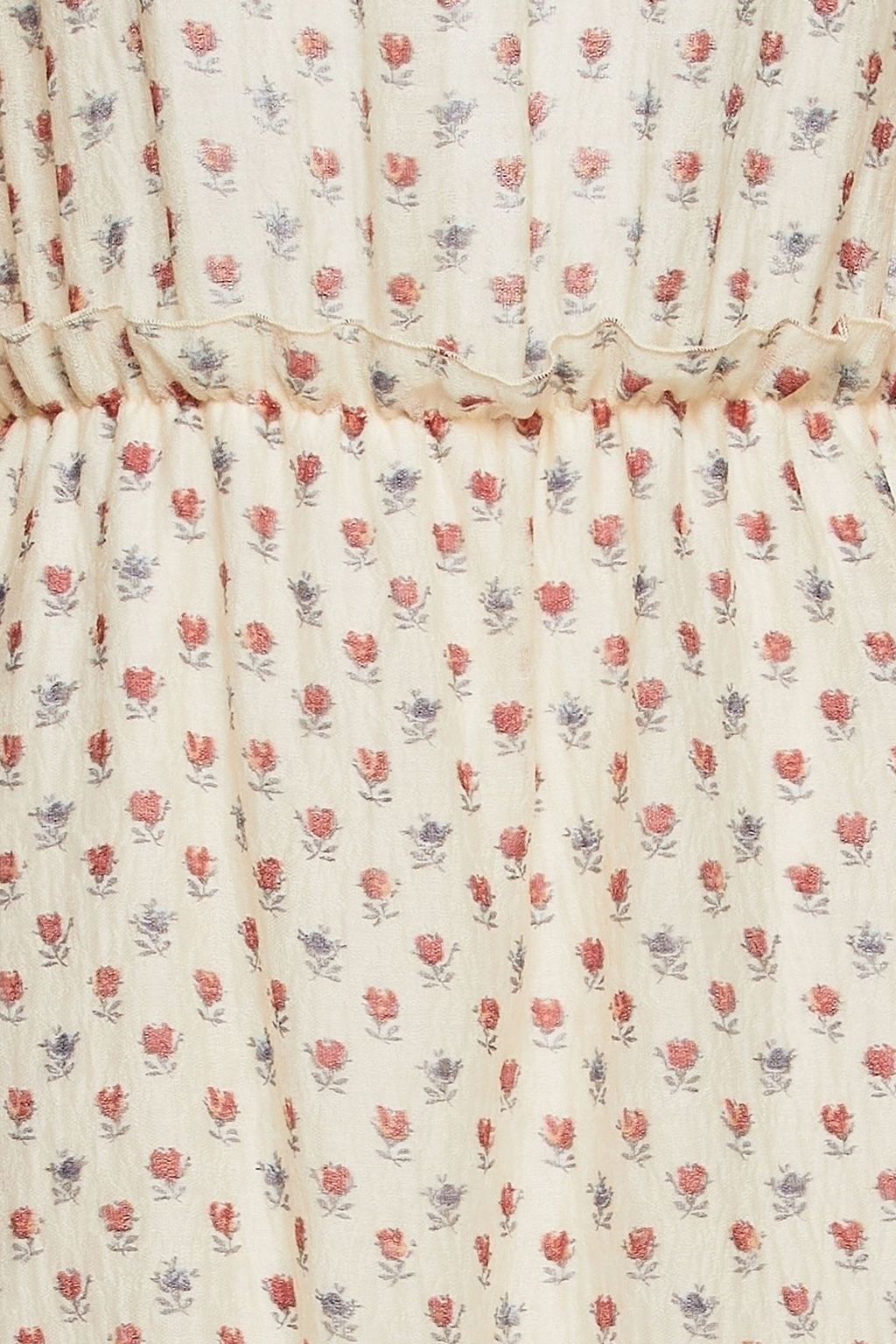 SEA Alexis ruffle-trimmed floral-print gauze midi dress