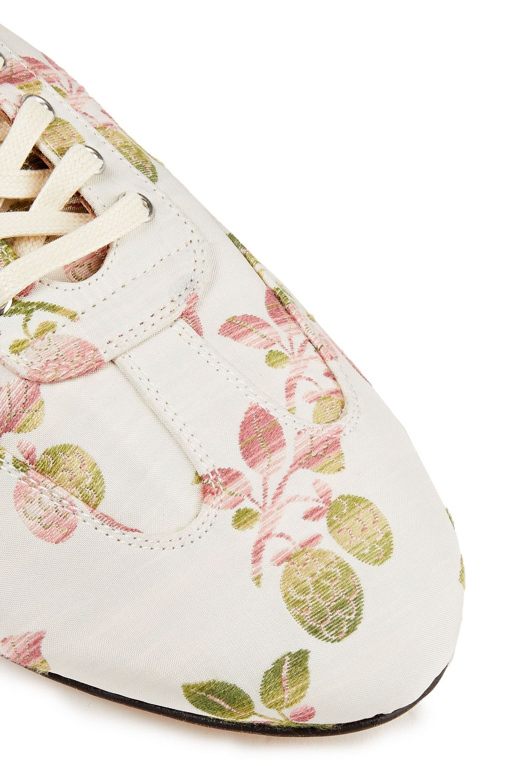 MARNI Sneakers aus Shantung mit Stickereien