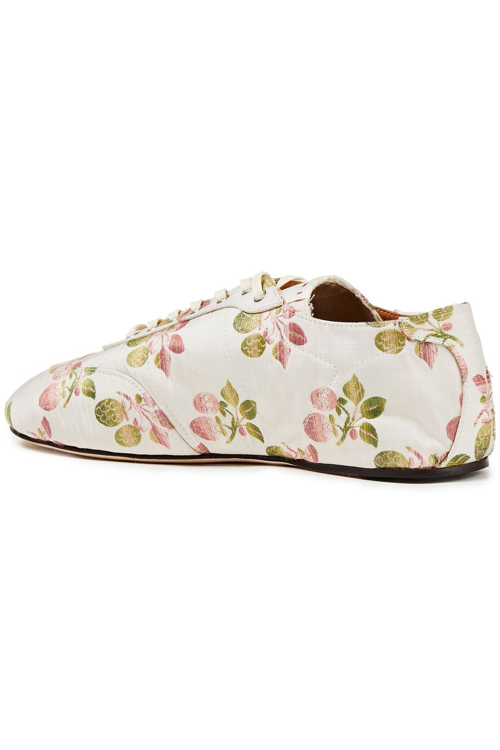 MARNI Sneakers aus Shantung mit Stickereien