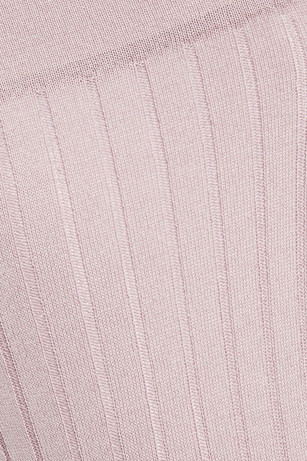 JOHN SMEDLEY Ribbed-knit flared pants
