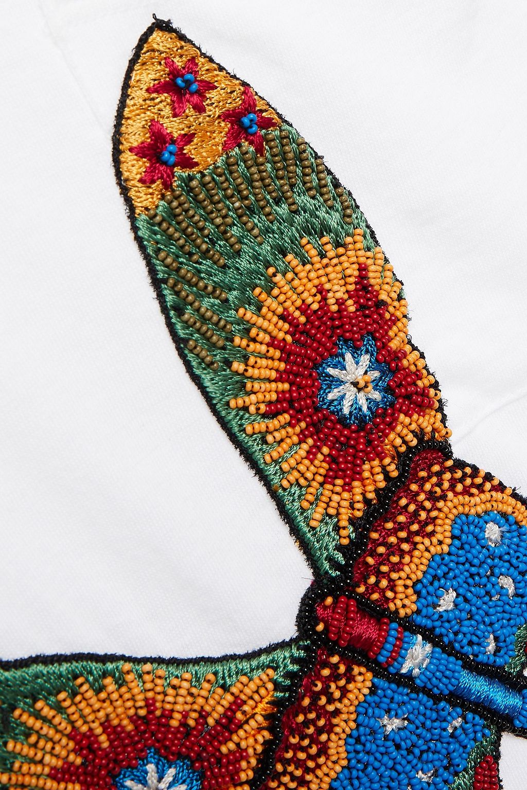 VALENTINO GARAVANI Embellished cotton-jersey T-shirt