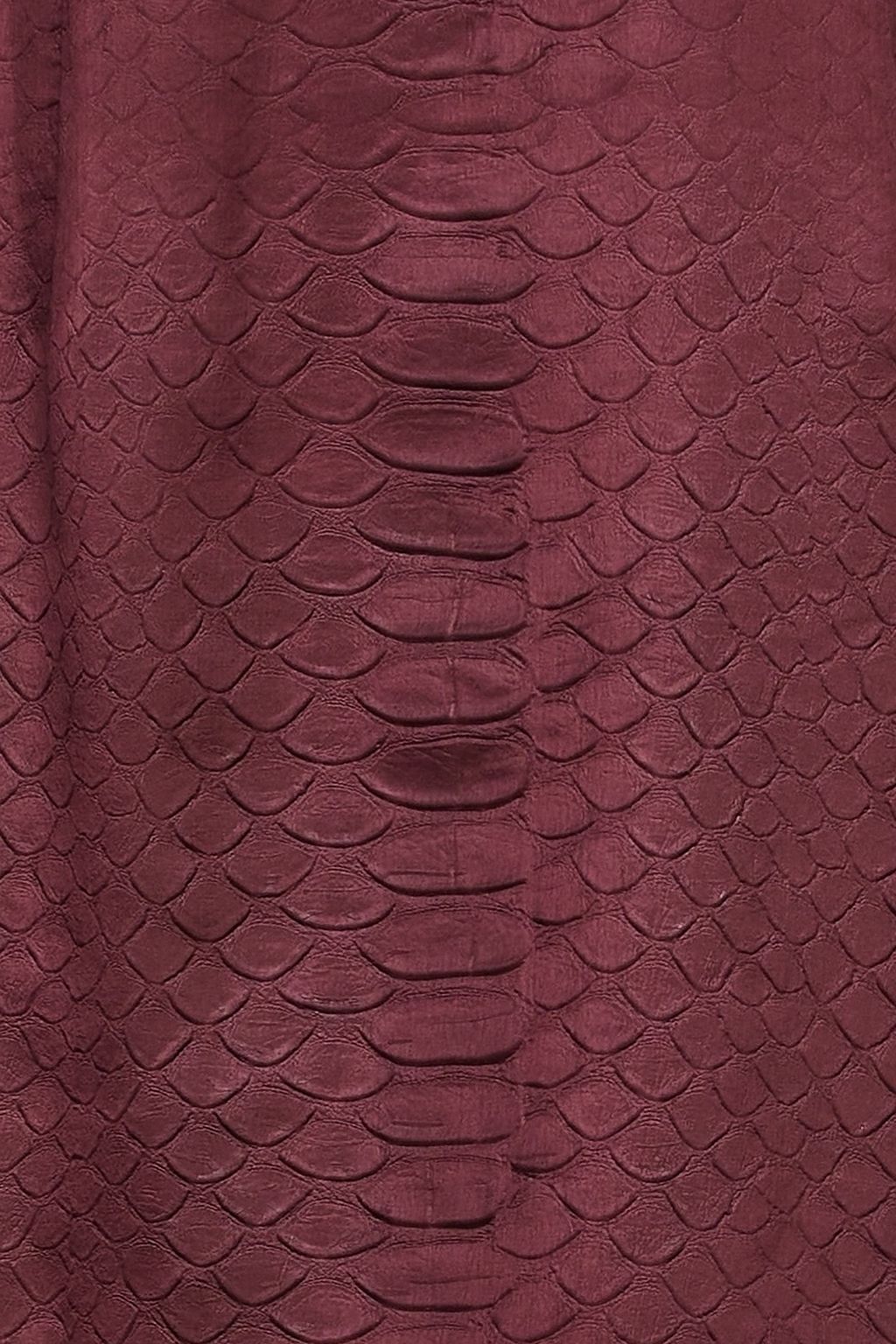 SEA Ruffled embossed satin mini dress