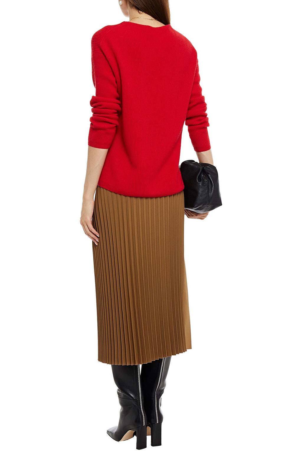 N.PEAL Ribbed cashmere sweater