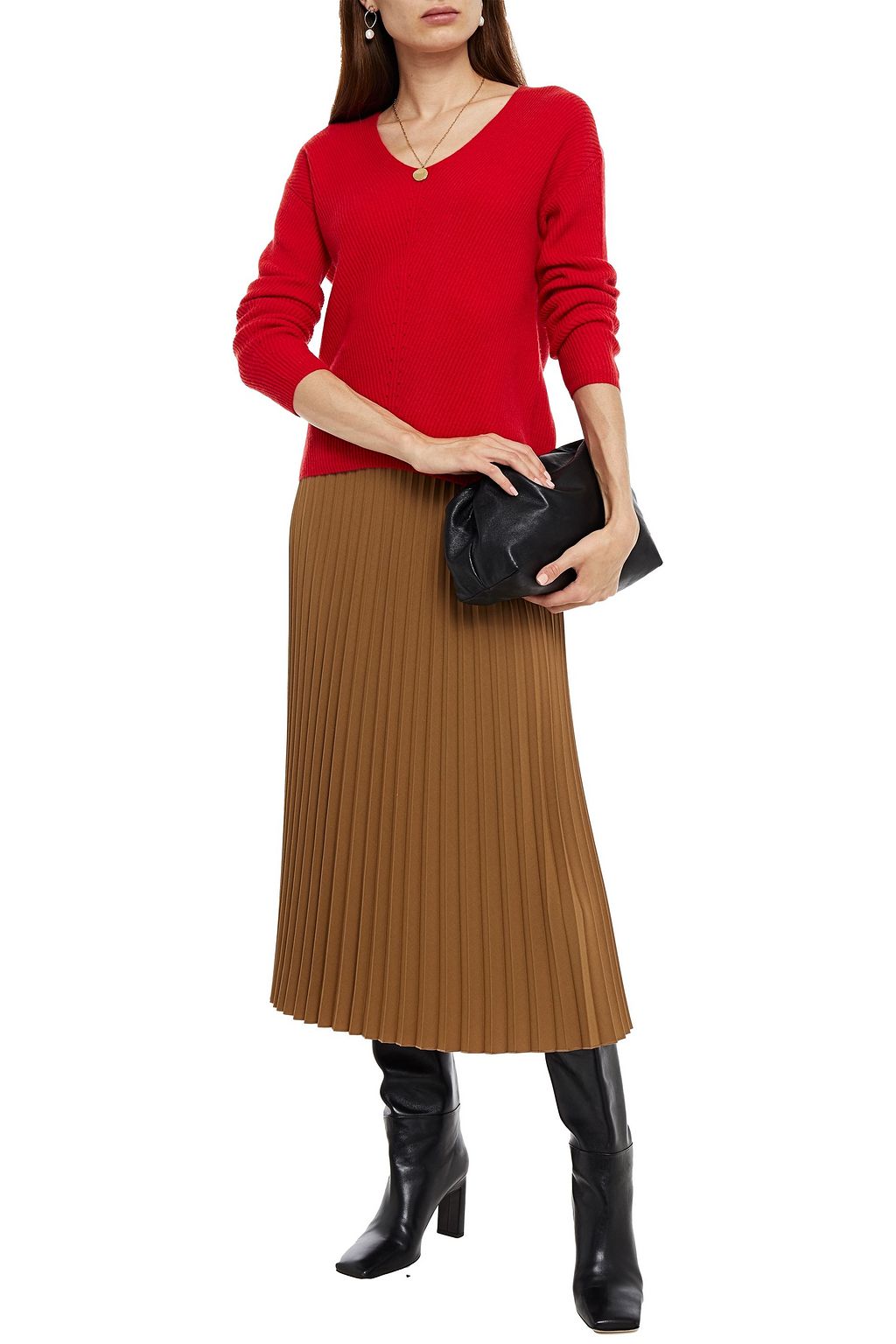 N.PEAL Ribbed cashmere sweater