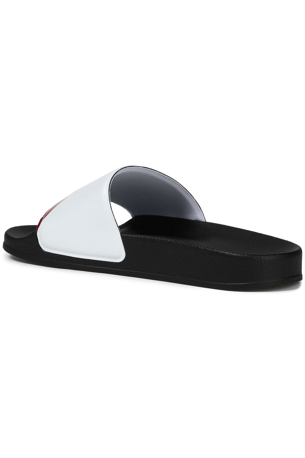 MARNI Printed faux leather slides